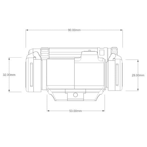 T-eagle M6ドットサイ COMP M5タイプダットサイト サバゲー照MR