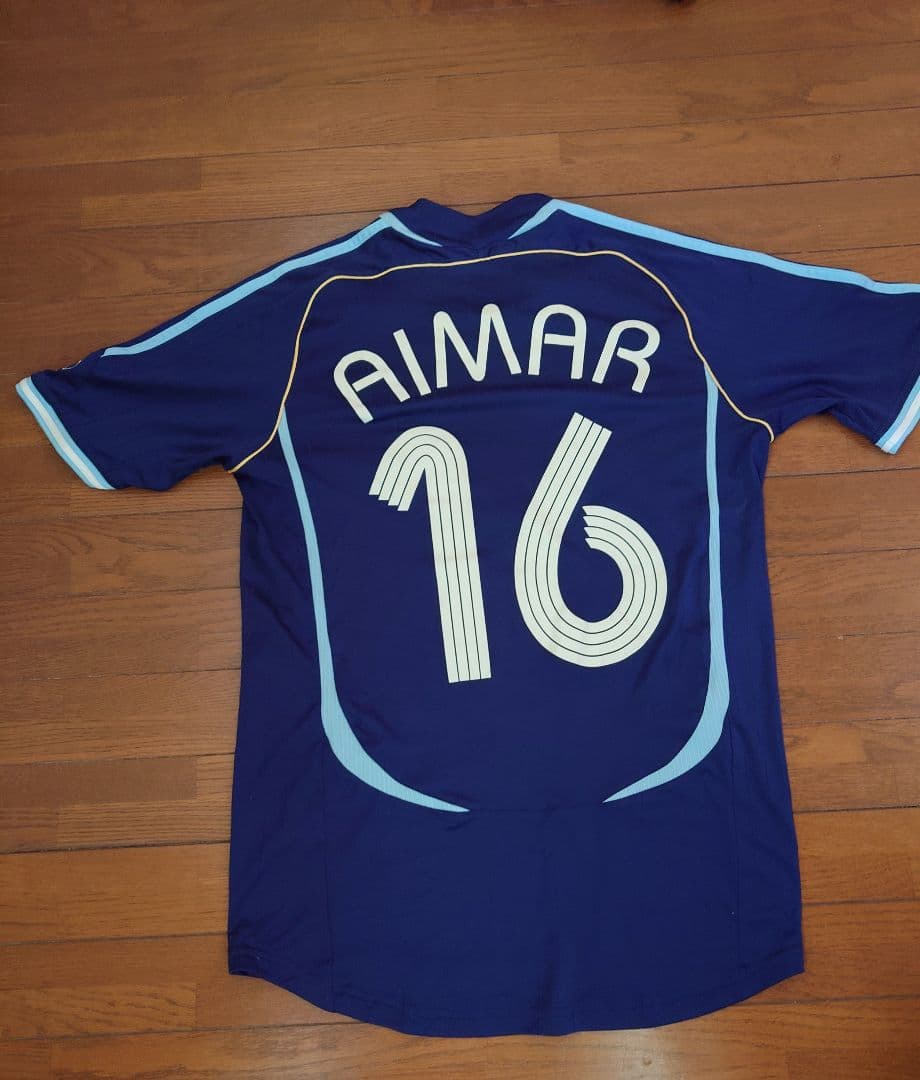 アルゼンチン代表 AIMAR 16 シャツ ネイビー