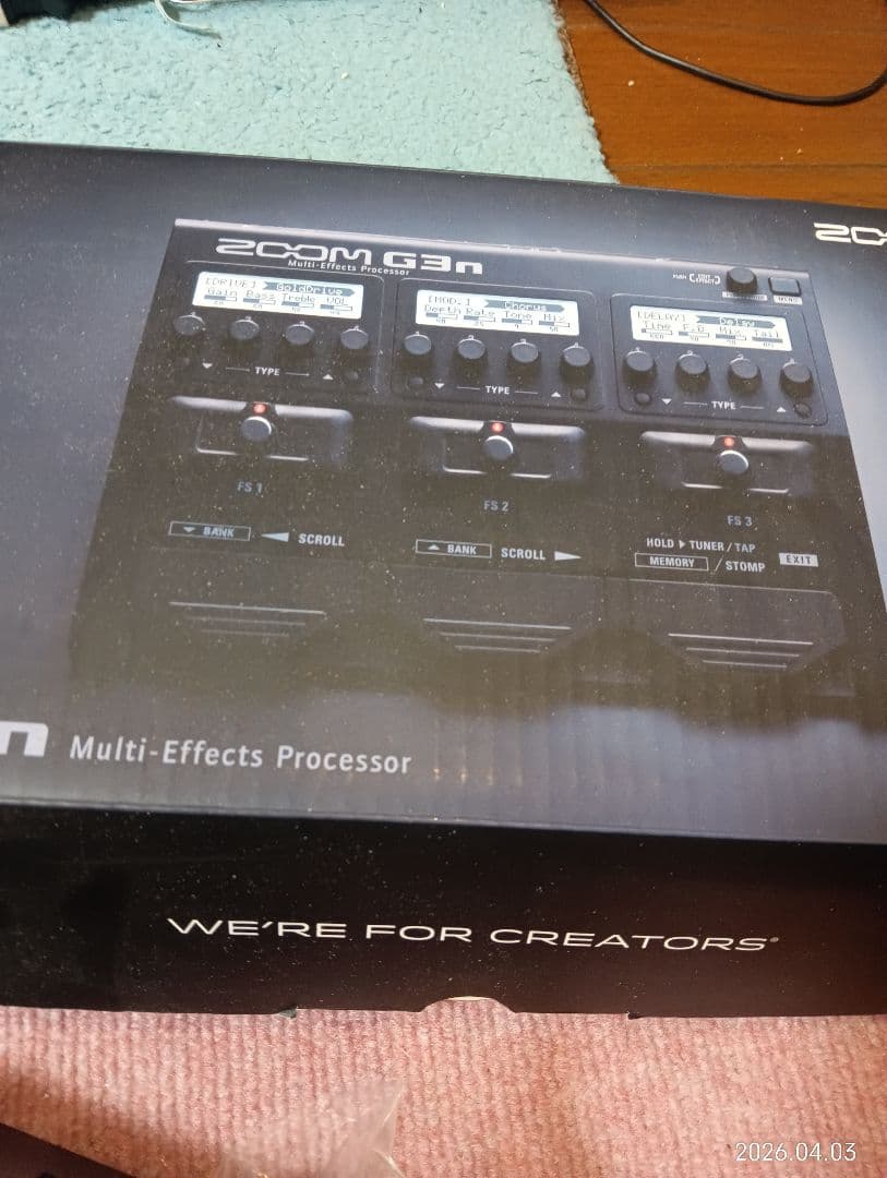 ZOOM G3n Multi-Effects Processマルチエフェクター