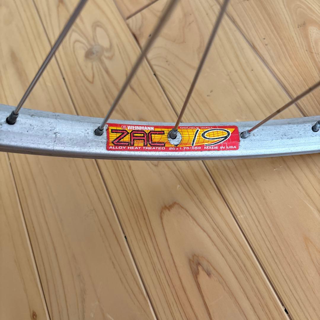 weinmann リムブレーキ　完組ホイール 26インチ　前後　ZAC19