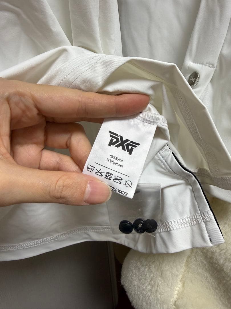 新品　未使用　PXG ポロシャツ ホワイト　XS
