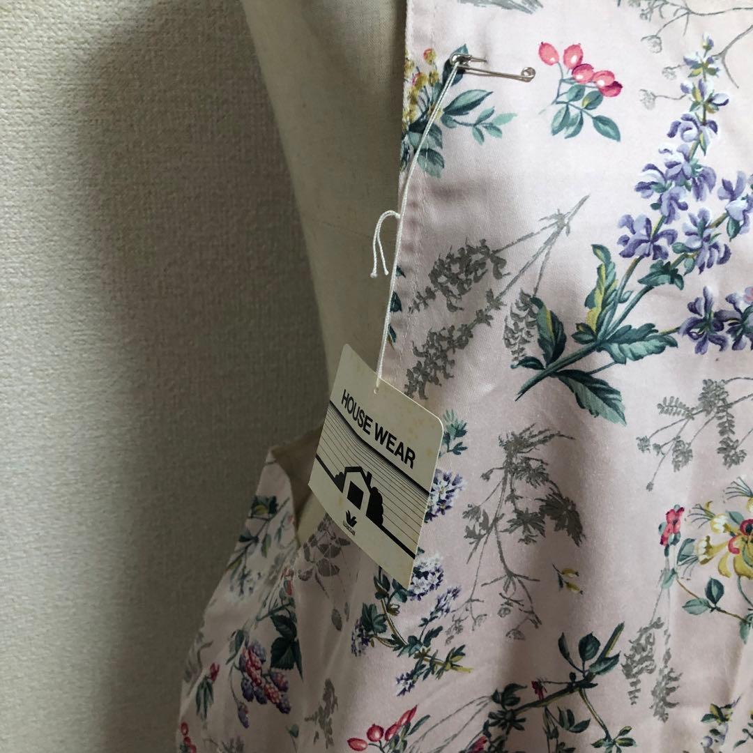 WACOAL ワコール エプロン ボタニカル柄 花柄 日本製