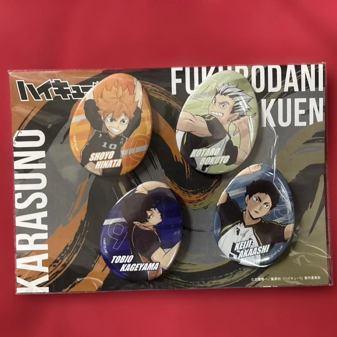 ハイキュー たまご型缶バッジ フルセット 各1セット