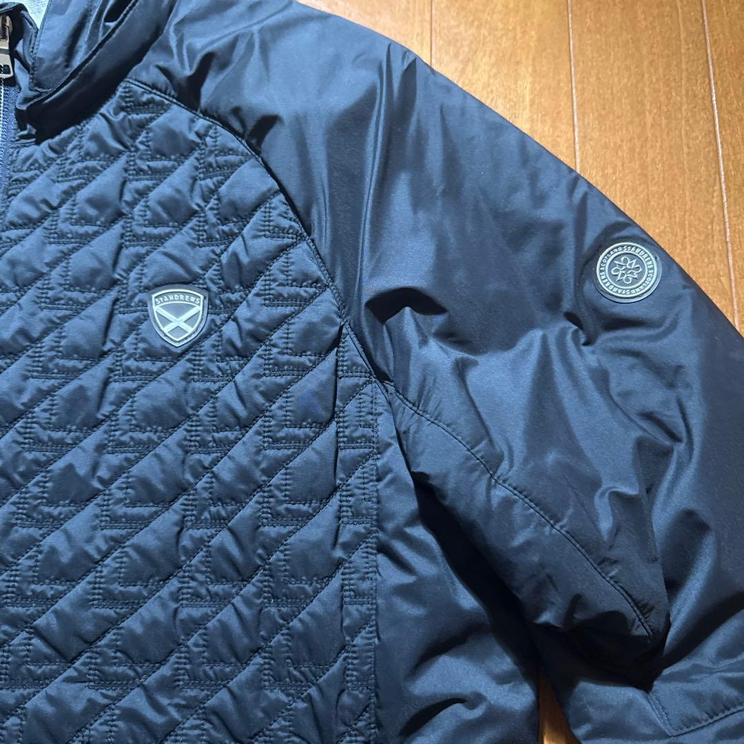 St ANDREWS ネイビー キルティングジャケット L