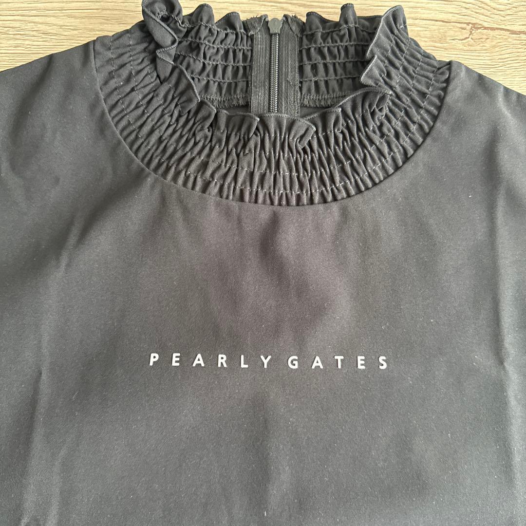 新品タグ付！PEARLYGATESバックジップシャツ