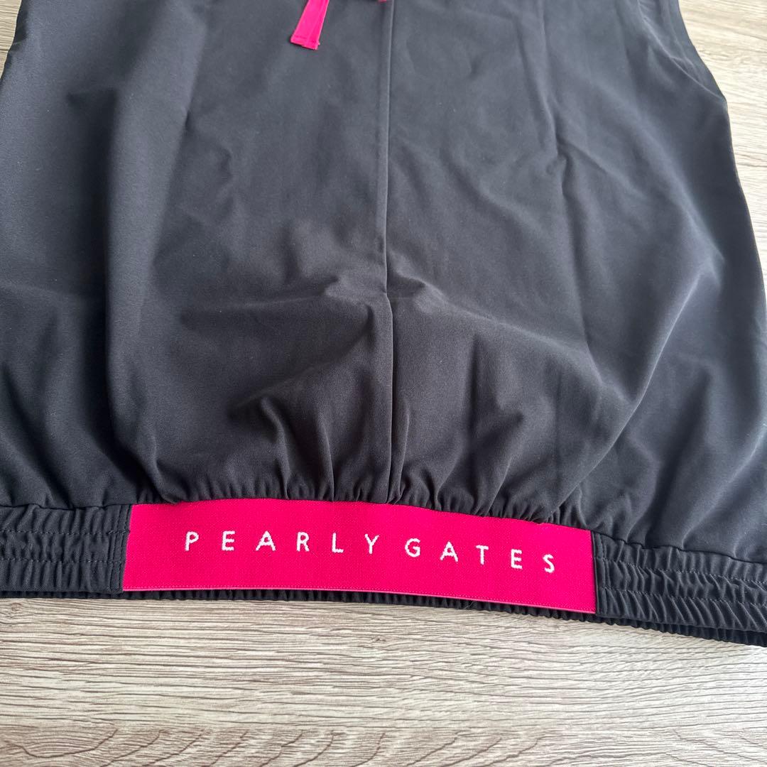 新品タグ付！PEARLYGATESバックジップシャツ