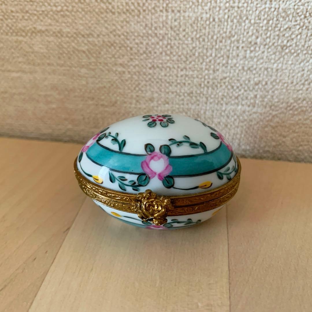 美品　リモージュ　ハンドペイント　小物入れ　ピルケース　セット販売