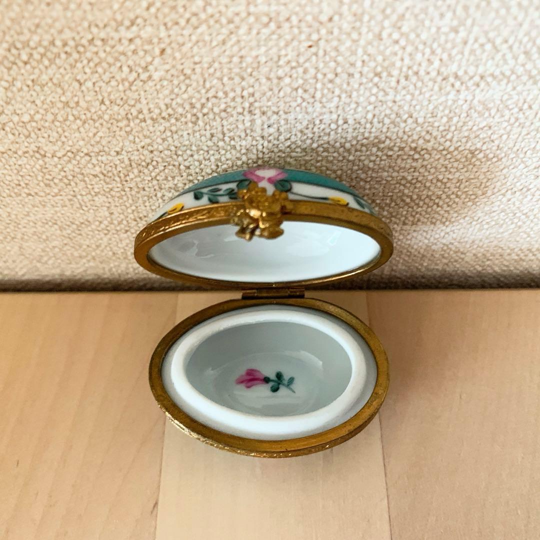 美品　リモージュ　ハンドペイント　小物入れ　ピルケース　セット販売