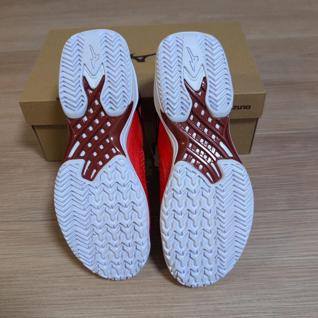Mizuno テニスシューズ レッド