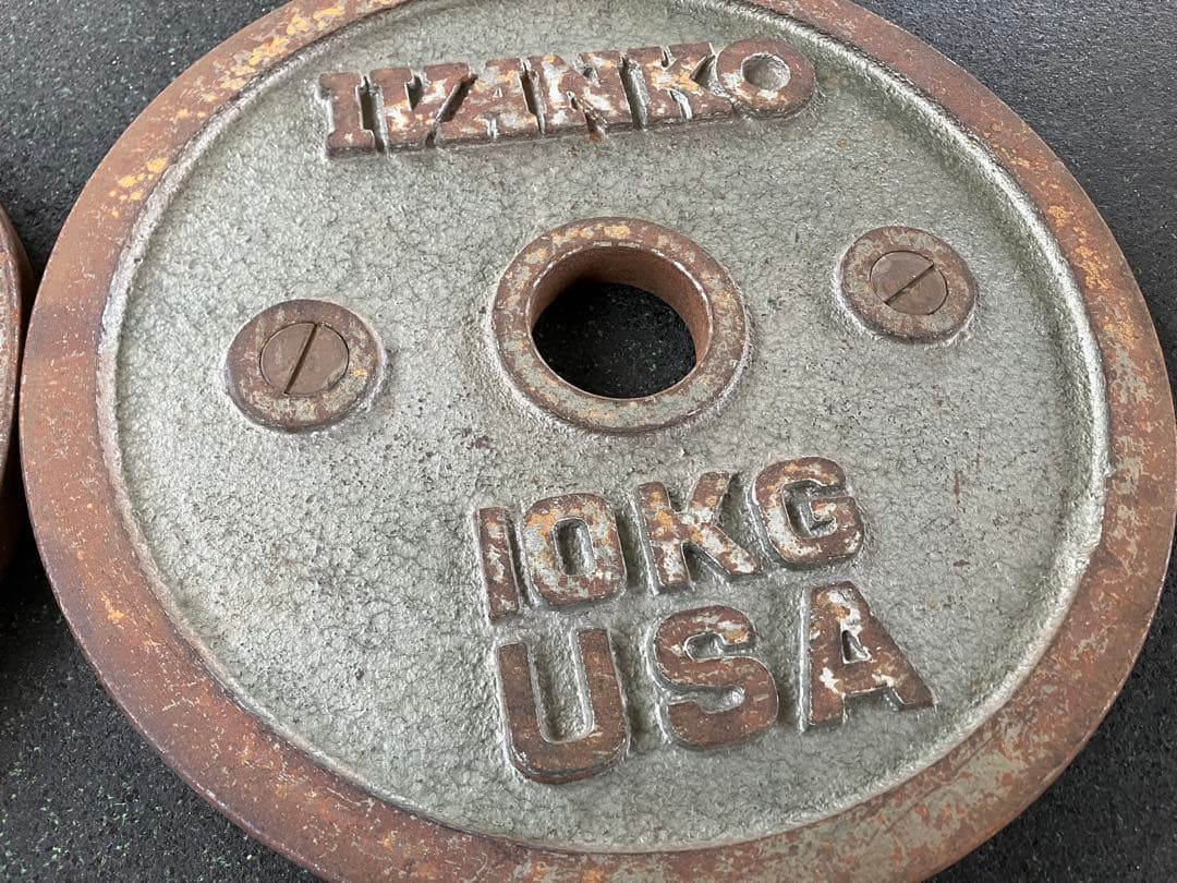IVANKO 10kg 50mm 金属プレート 2枚セット　中古品