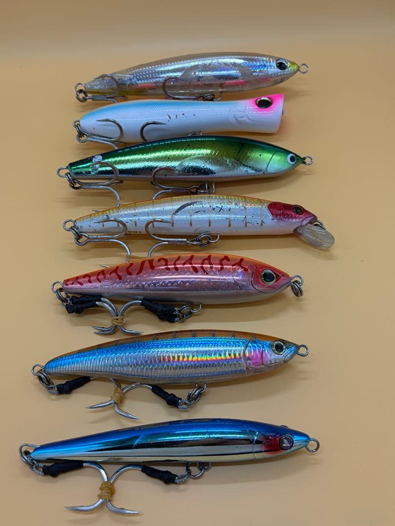 GT・ヒラマサ・マグロ用中古ルアー ７本セット