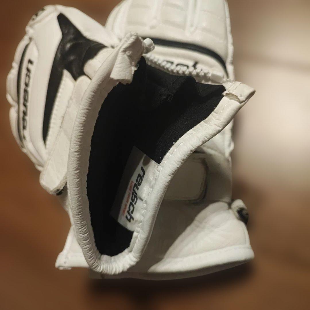 reusch RJ スキーグローブ ホワイト/ブラック　子供用М