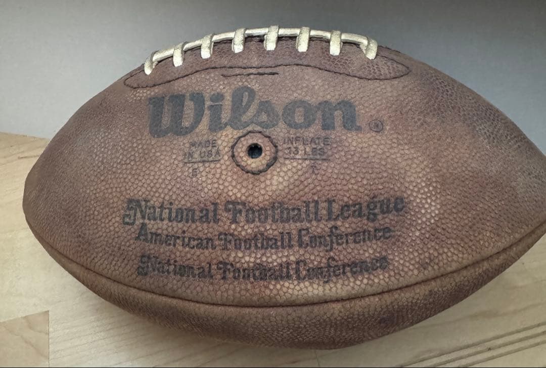 超レア NFL アメリアンフットボール ビンテージ ボール wilson
