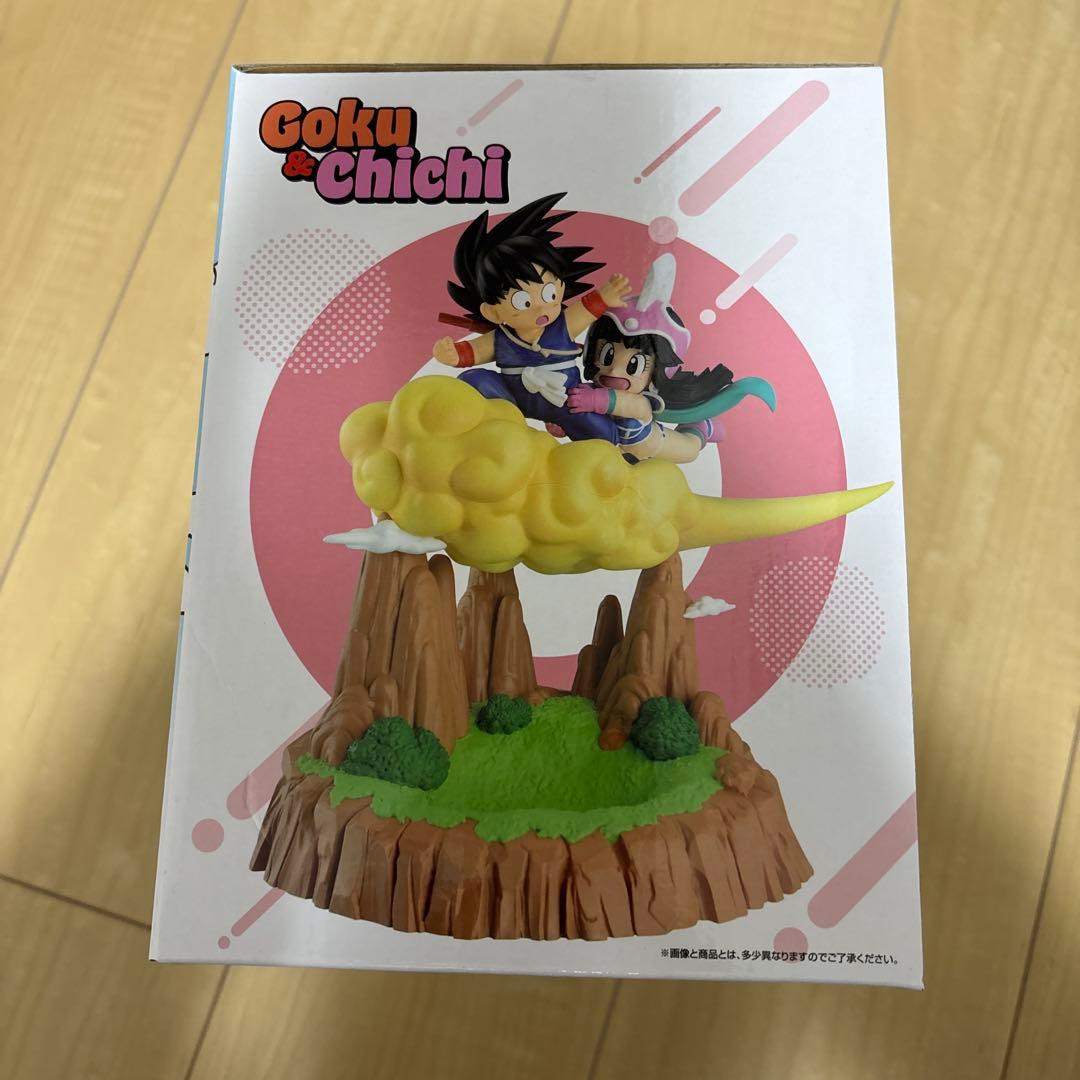 ドラゴンボール 一番くじ ラストワン賞 孫悟空&チチ 小物入れフィギュア 未開封