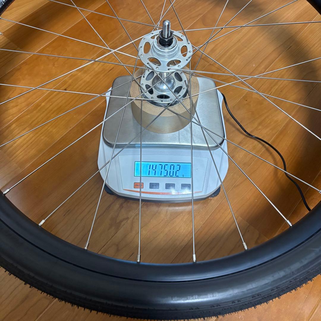650b ピスト用ホイール前後 VELOCITY DURA-ACE