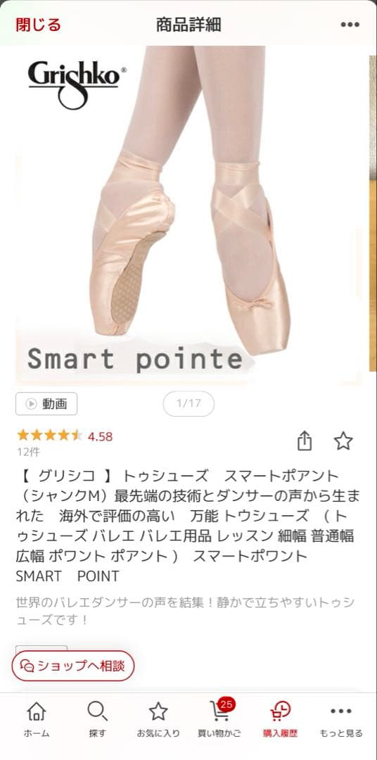 グリシコ　スマートポワント　24cm
