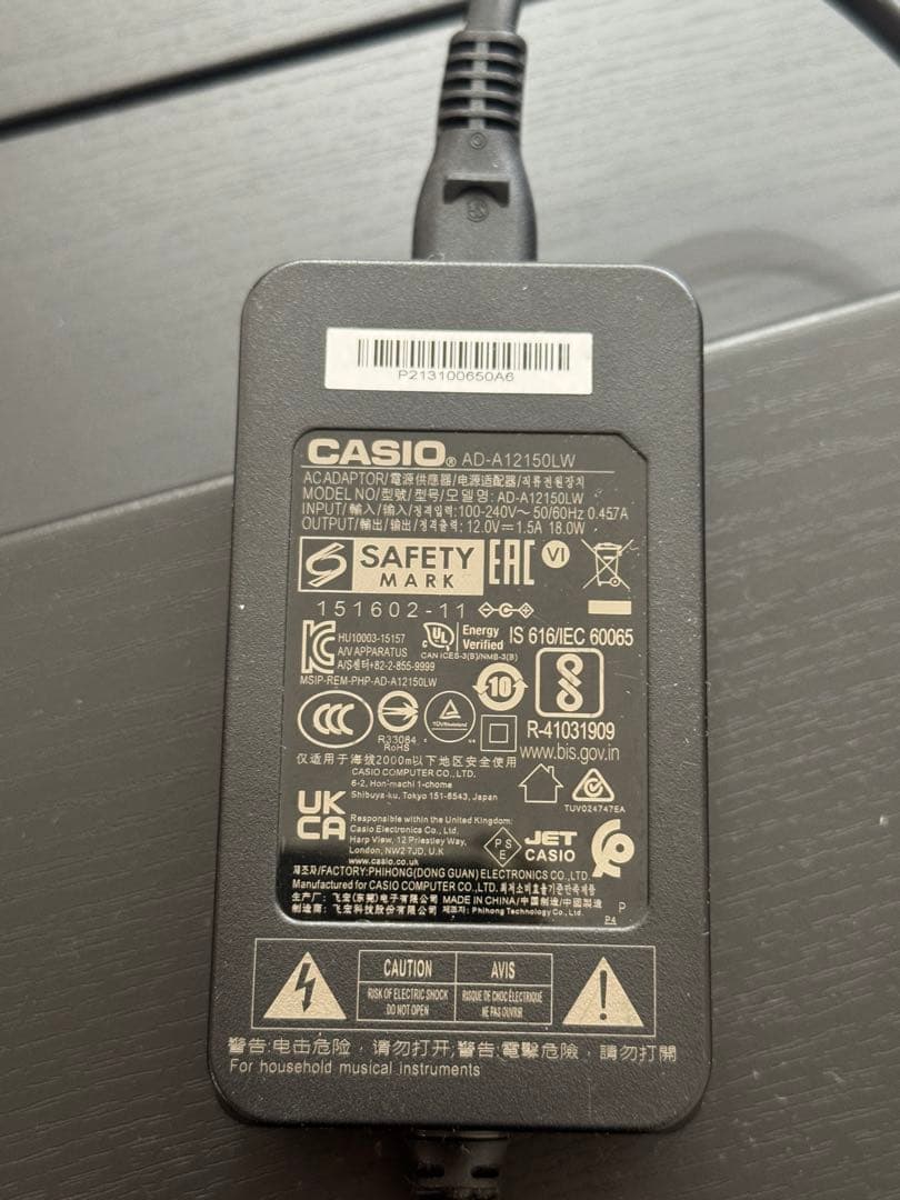 送料込 2021年製 CASIO Privia PX-770BN 電子ピアノ