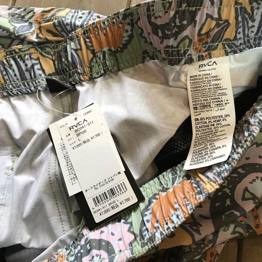 RVCA ルーカ　ボードショーツ　海パン　Lフローラルショートパンツ