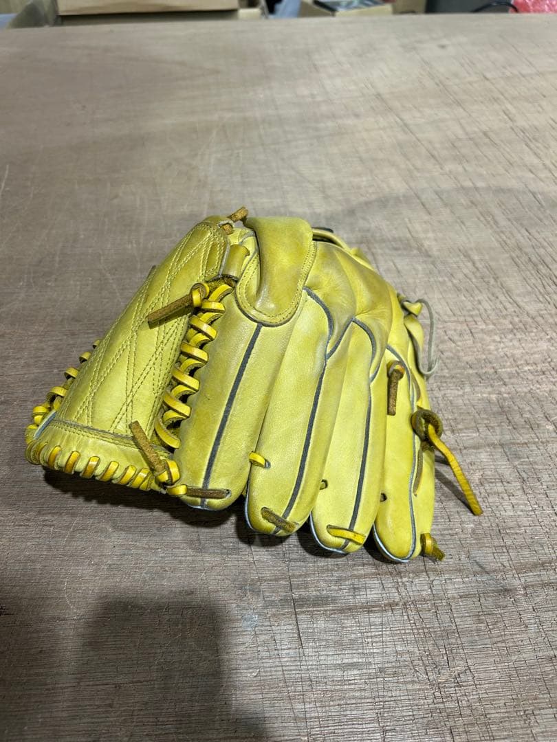 Hi-Gold 軟式グローブ 心極　ハイゴールド　希少ロゴ　クラウンバック