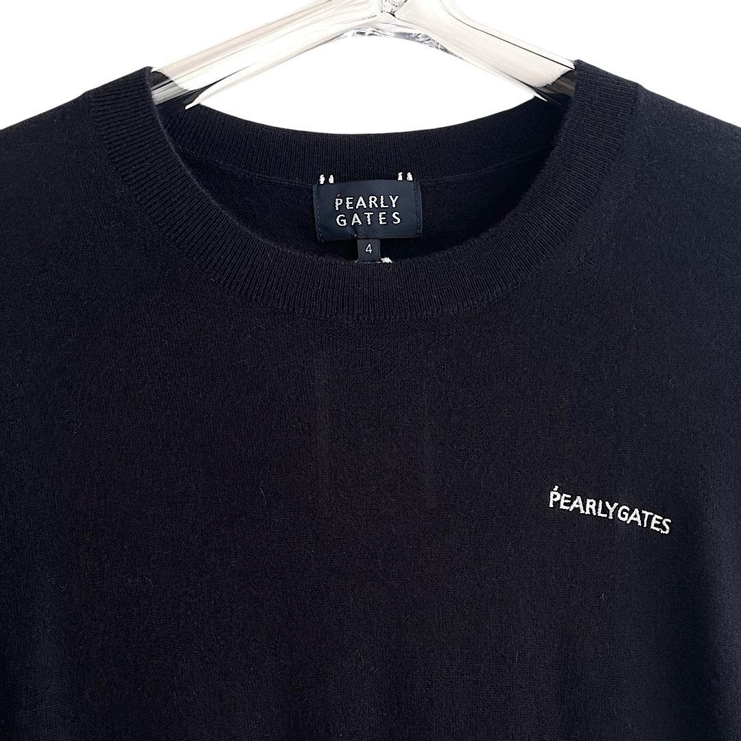 534★パーリーゲイツ 定価41,800円カシミヤニットセーター紺 7 2XL