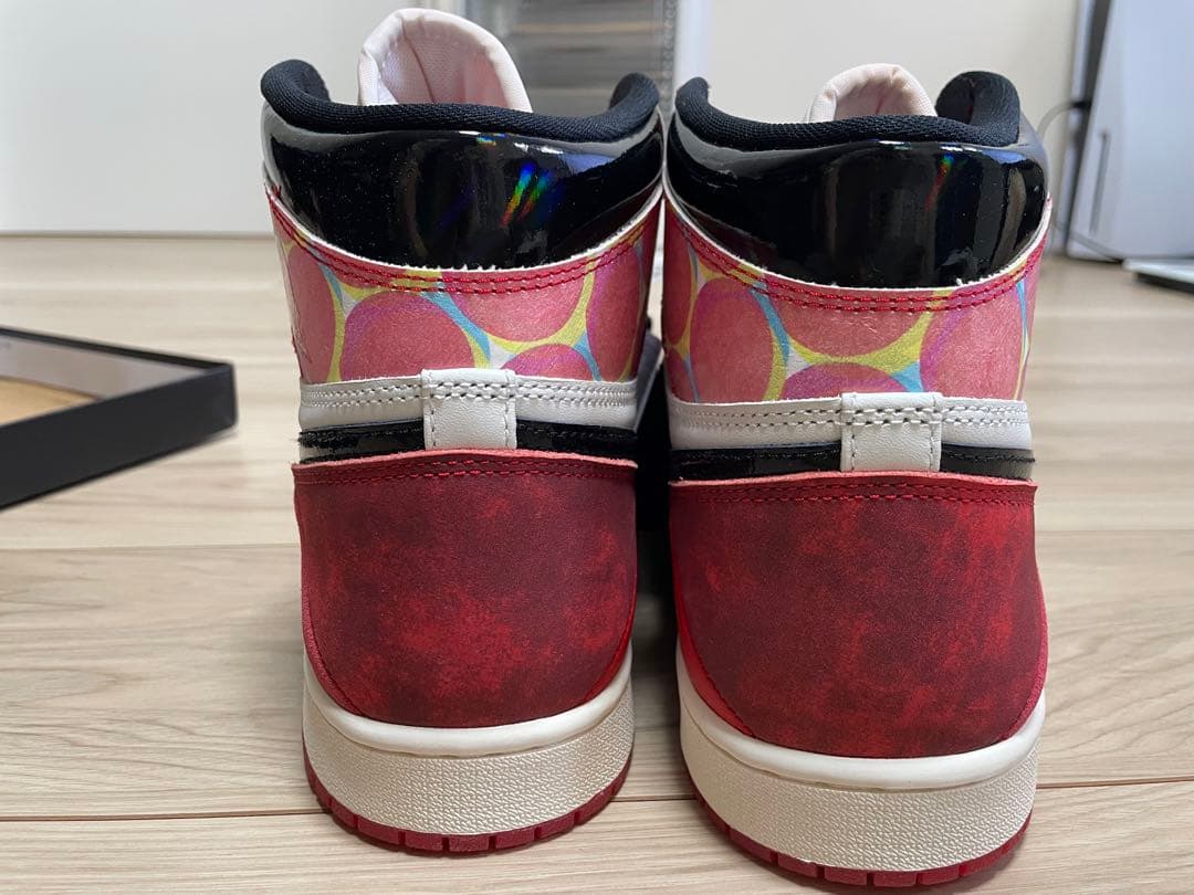 再再！値下げNike Air Jordan 1 スパイダーマンハイカットシューズ