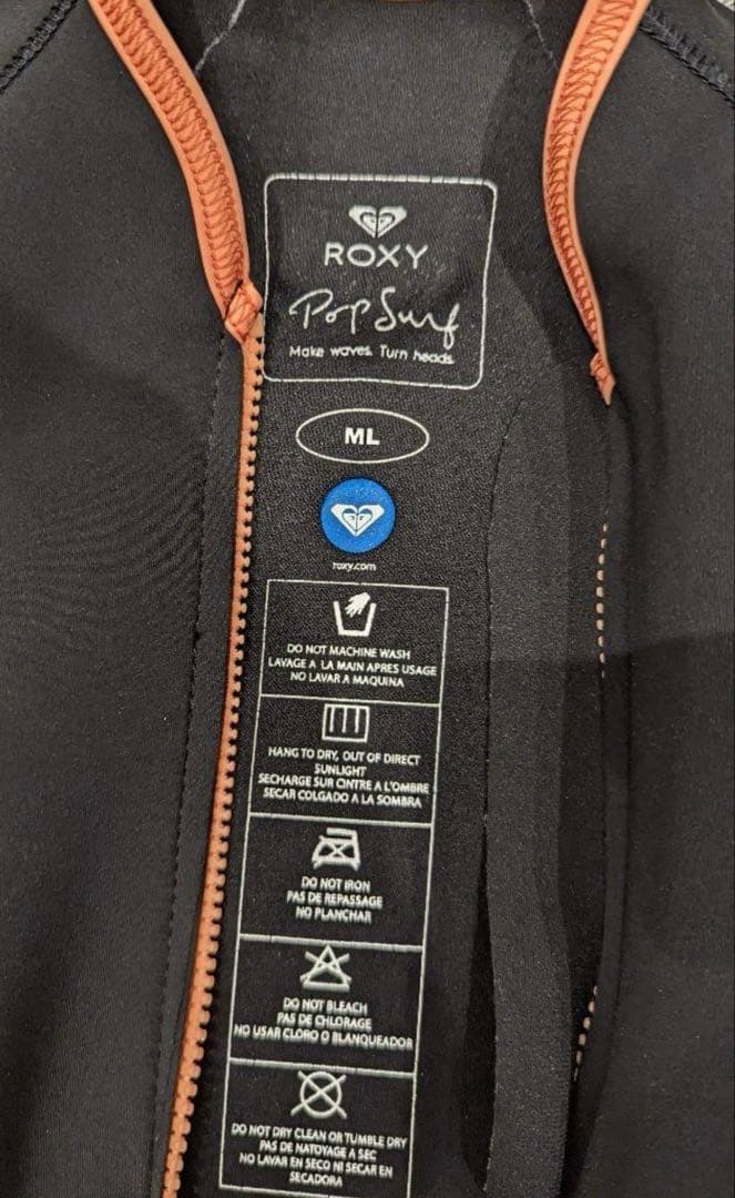 ROXY　フロントジップ　ロングスプリング