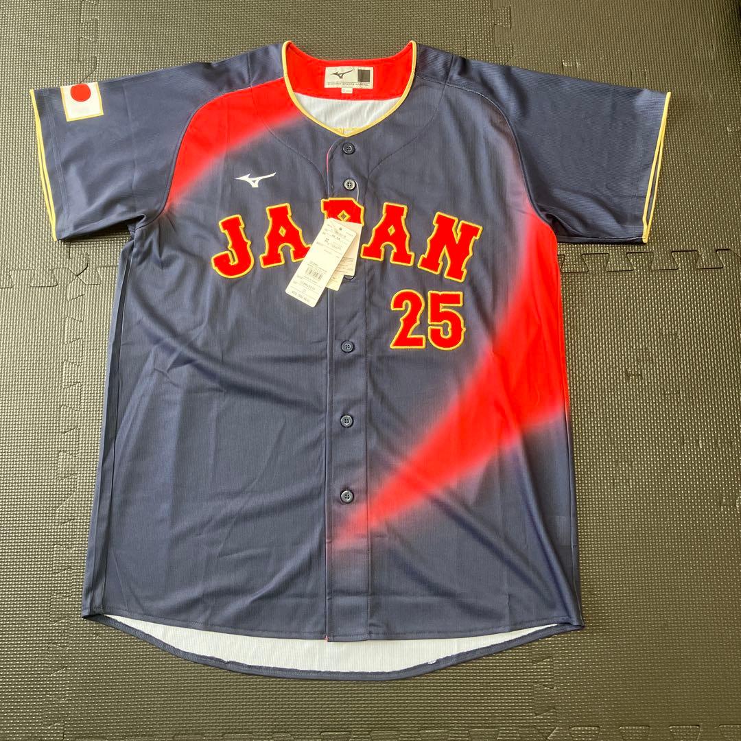 【タグ付き】侍ジャパン WBC 2026 岡本和真 選手 ユニフォーム O