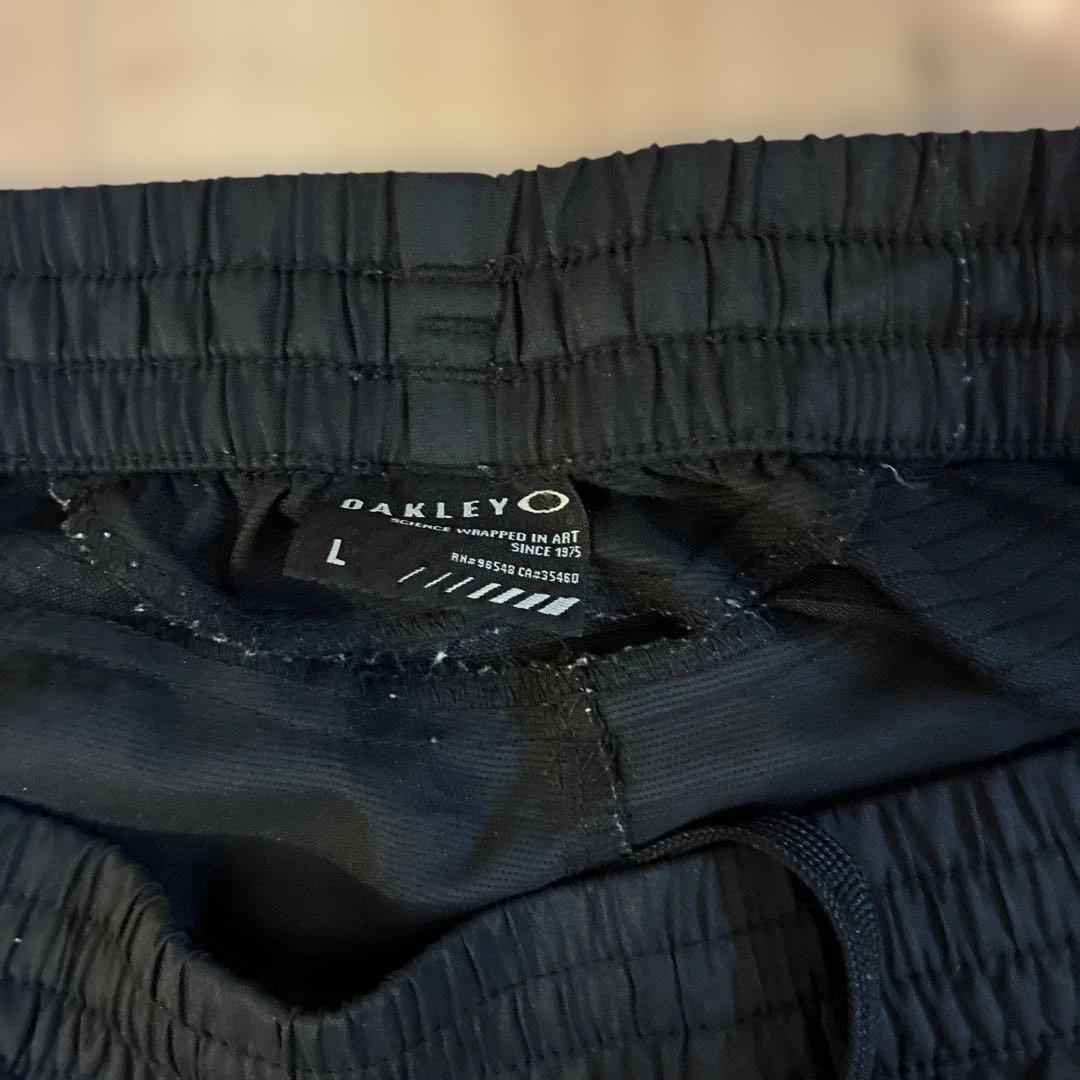 OAKLEY フード付きジャージ上下セット M,L ブラック