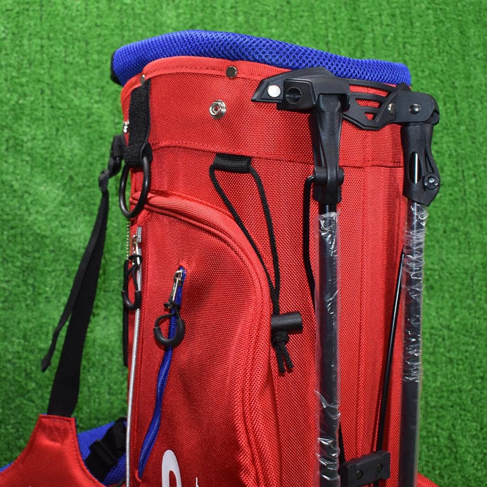 HEAD/パワービルド ゴルフ スタンドキャディバッグ９型【レッド】新品！