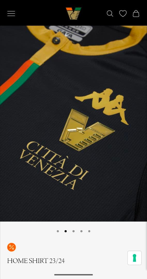 【ヴェネツィアFC】Lサイズ Kappa VeneziaFC 23/24半袖