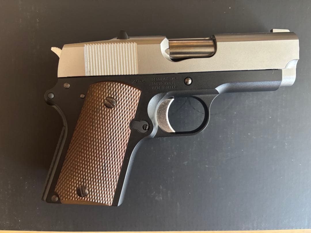 東京マルイ デトニクス.45 コンバットマスター　スライドシルバー ツートーン