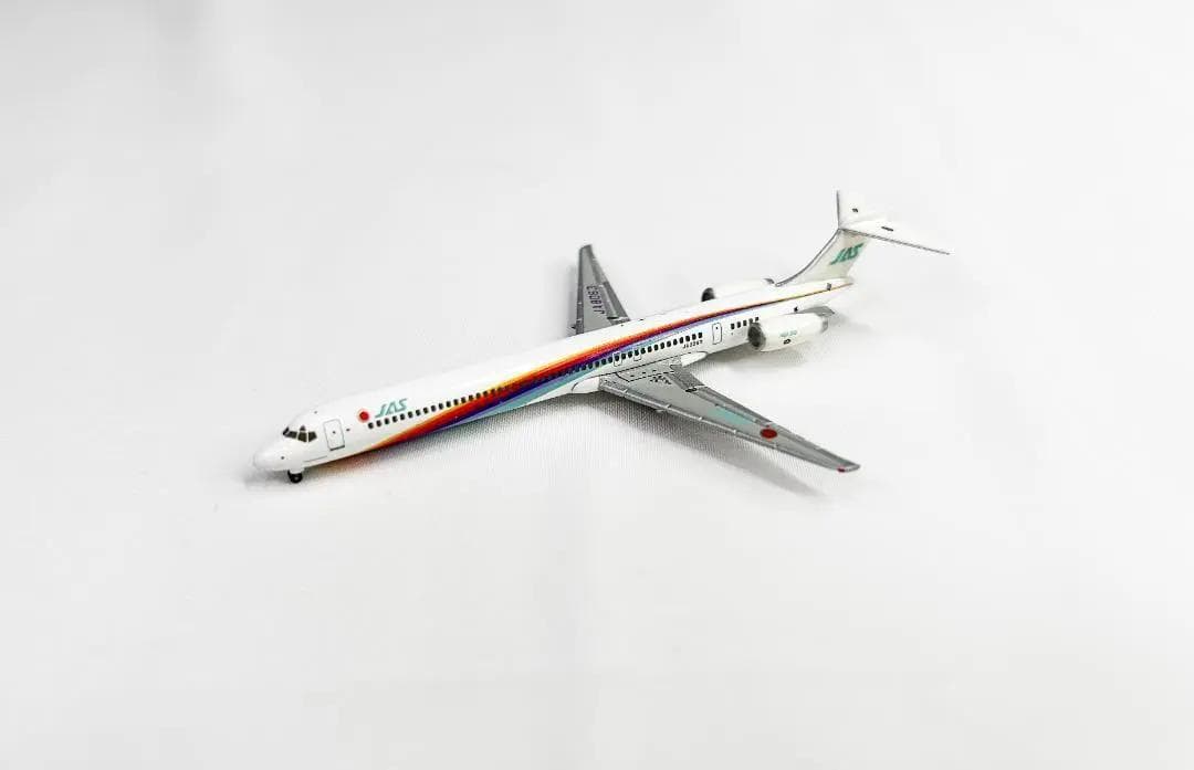 JAS / 日本エアシステム｜MD-90　3号機　黒澤特別塗装モデル｜1/500