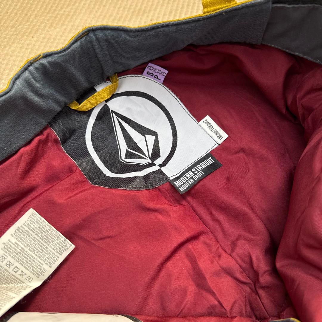 VOLCOM スノーボード用ウエア パンツイエロー系　ボルコム