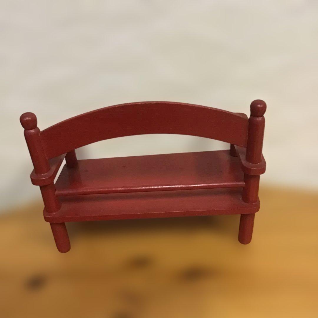 モンチッチ　ビンテージ　昭和レトロ　木製ベンチセット
