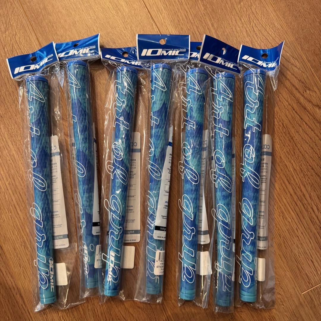 IOMIC STICKY アーミーブルーM60R グリップ 7本セット
