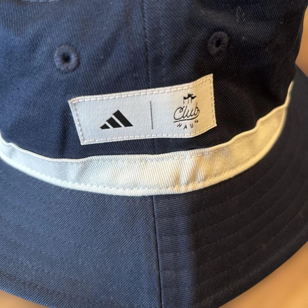 新品美品　クラブハウス×adidas ハット　たたみジワあり