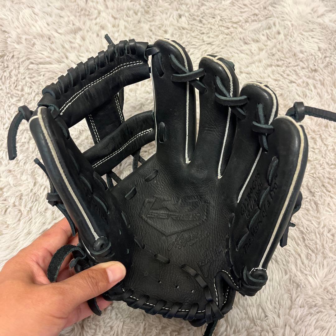 値下げ中！美品！ローリングス グローブ少年軟式 ハイパーテック 右投用