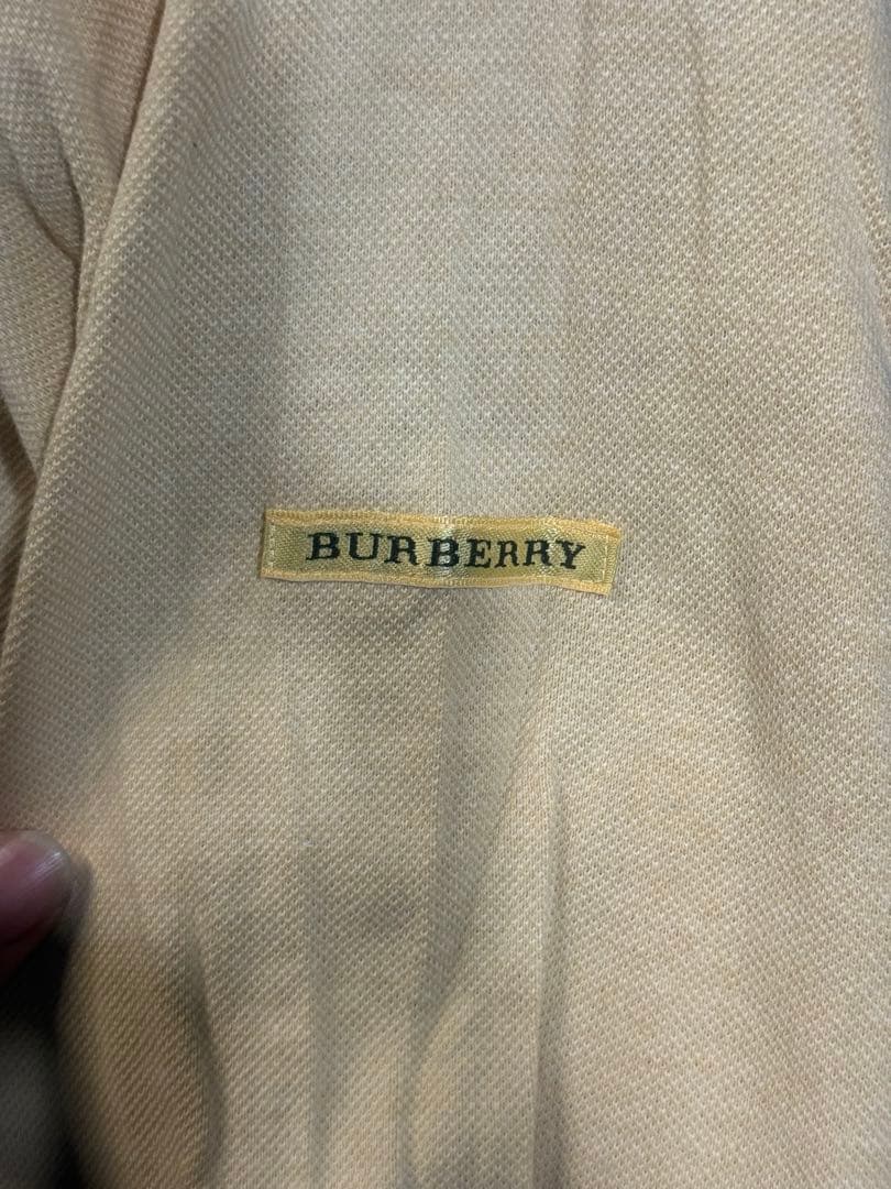 BURBERRY ベージュ 長袖ポロシャツ