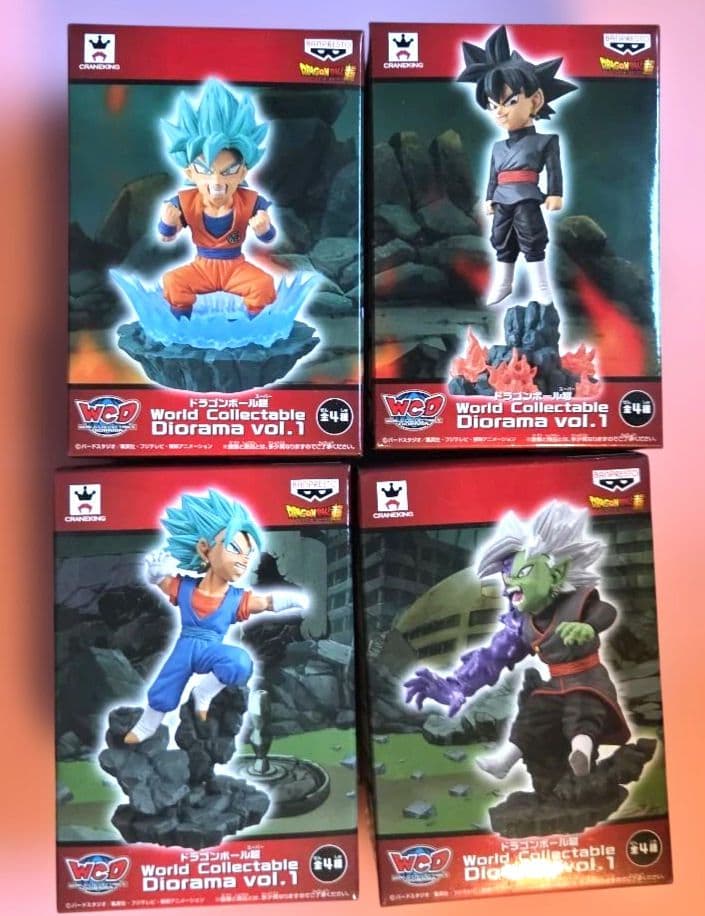 【未開封品】ドラゴンボール超ワールドコレクタブルジオラマ16点コンプリートセット