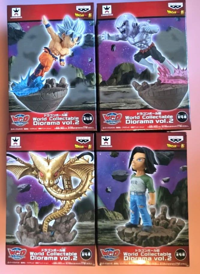 【未開封品】ドラゴンボール超ワールドコレクタブルジオラマ16点コンプリートセット