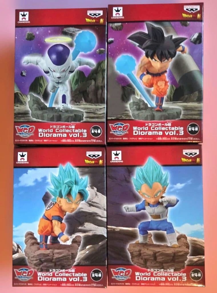 【未開封品】ドラゴンボール超ワールドコレクタブルジオラマ16点コンプリートセット