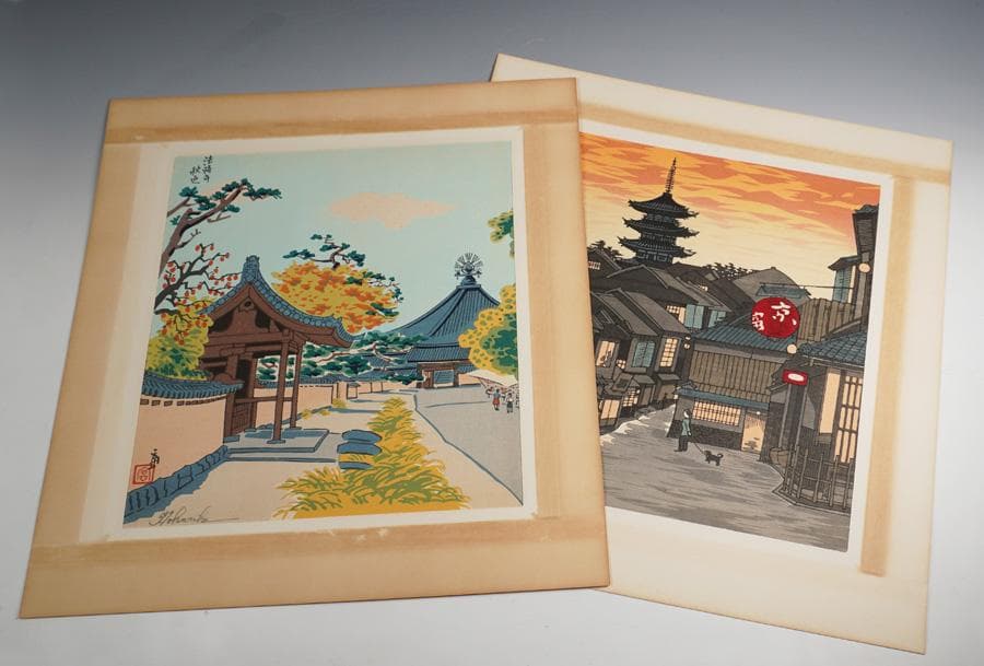 木版画家 徳力富吉郎 古都余情 木版画集 106/195