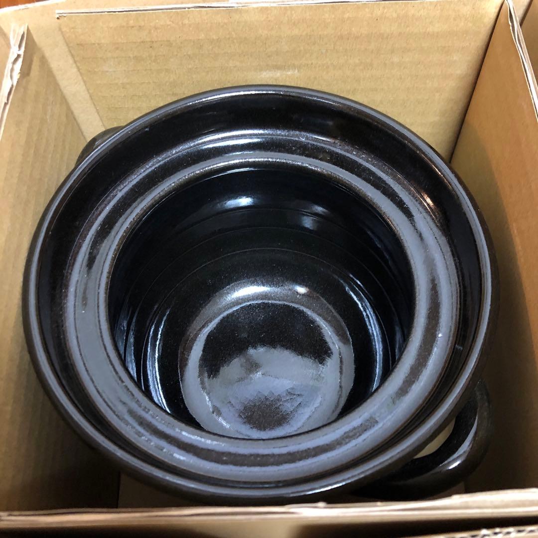 無印良品　萬古焼　ごはん鍋