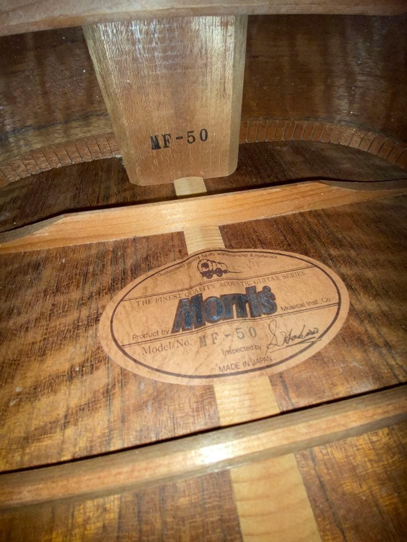 a*9様 大幅値下！90’代morrisモーリスMF50　トップ単板、ペグGOT