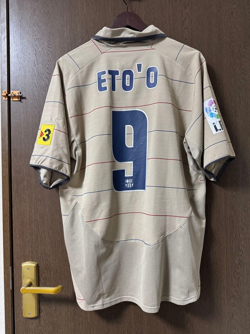 正規品 FCバルセロナ オーセンティックユニフォーム 2004/05 エトーL