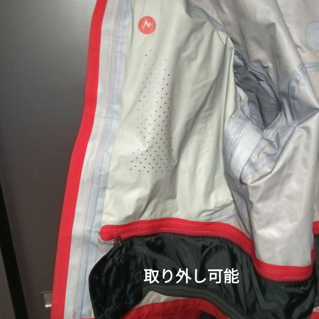 Marmot レッド フルジッパーウェア