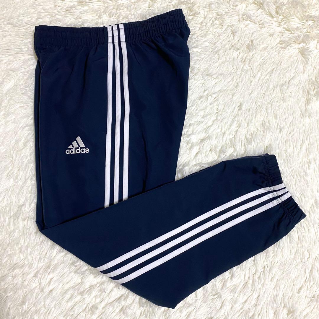 アディダス　ジャージ　セットアップ　上下　トレーニング　青　ネイビー　XL M