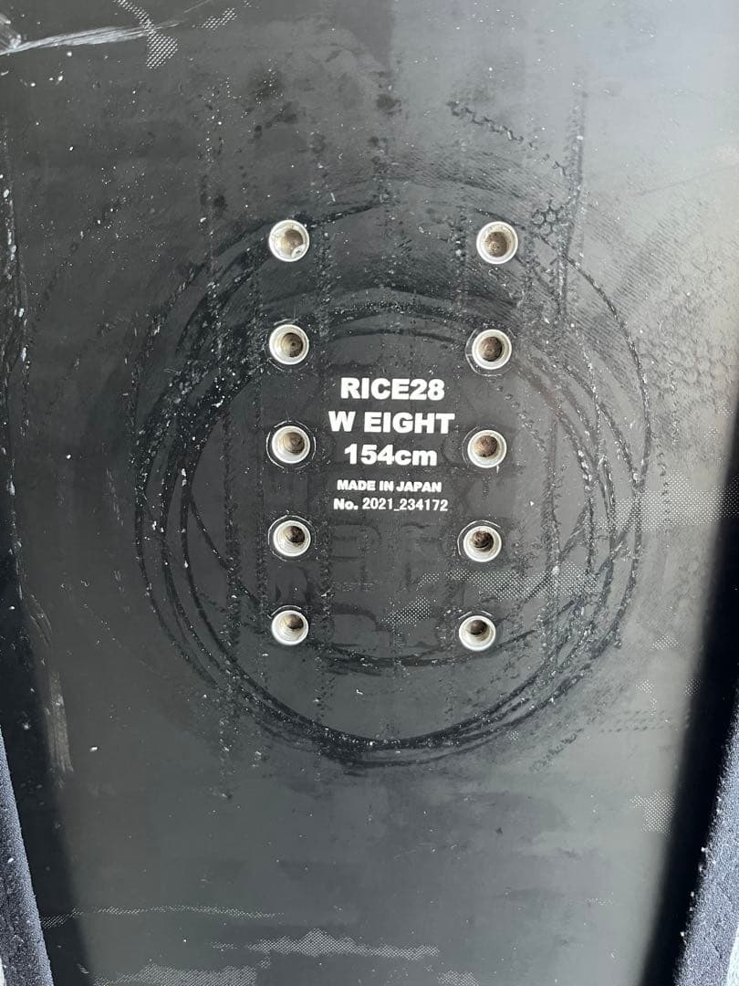 RICE28 W8 154cm・ソールカバー付・21-22モデル