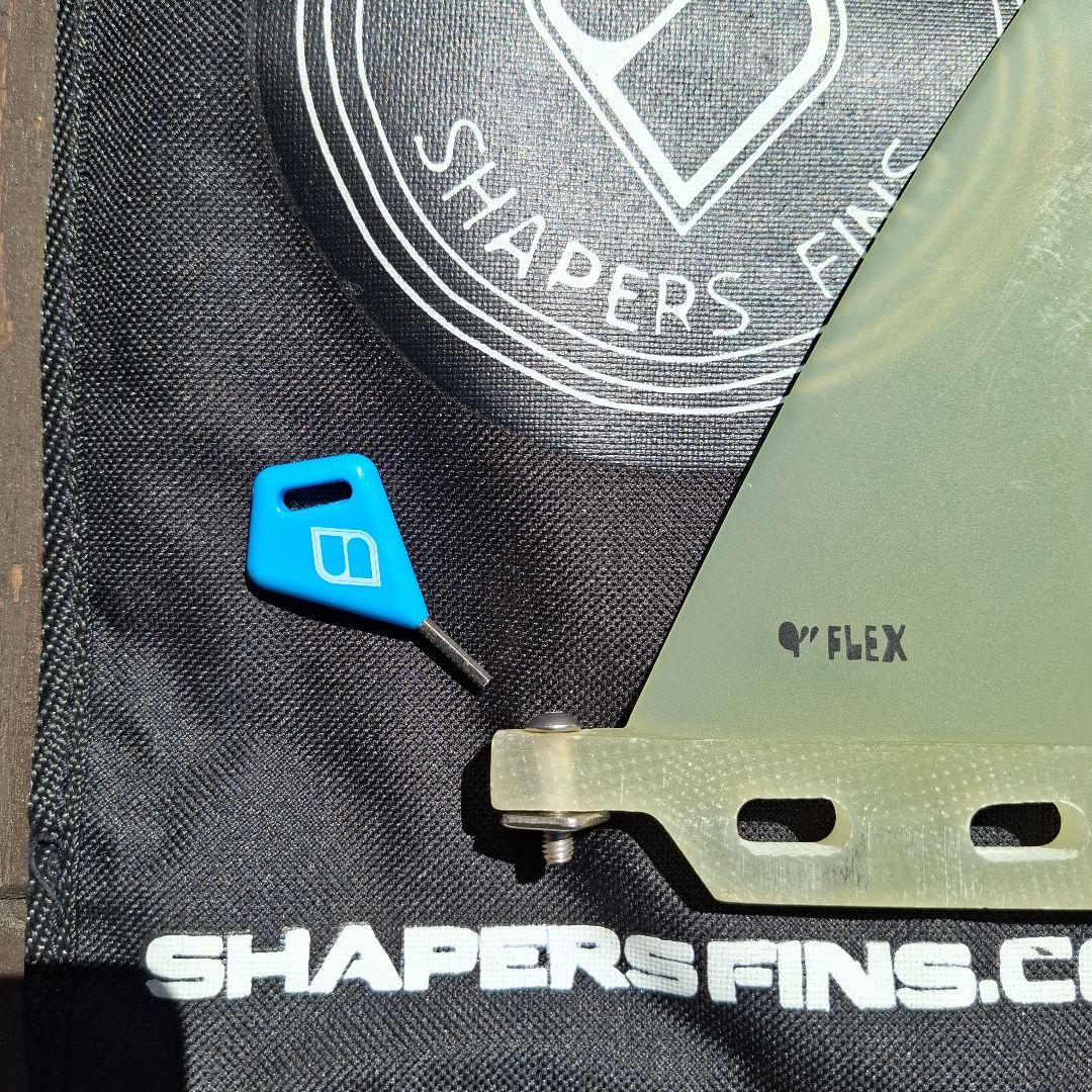美品 SHAPERS FINS 9\" FLEX ロング ミッドレングス 期間限定