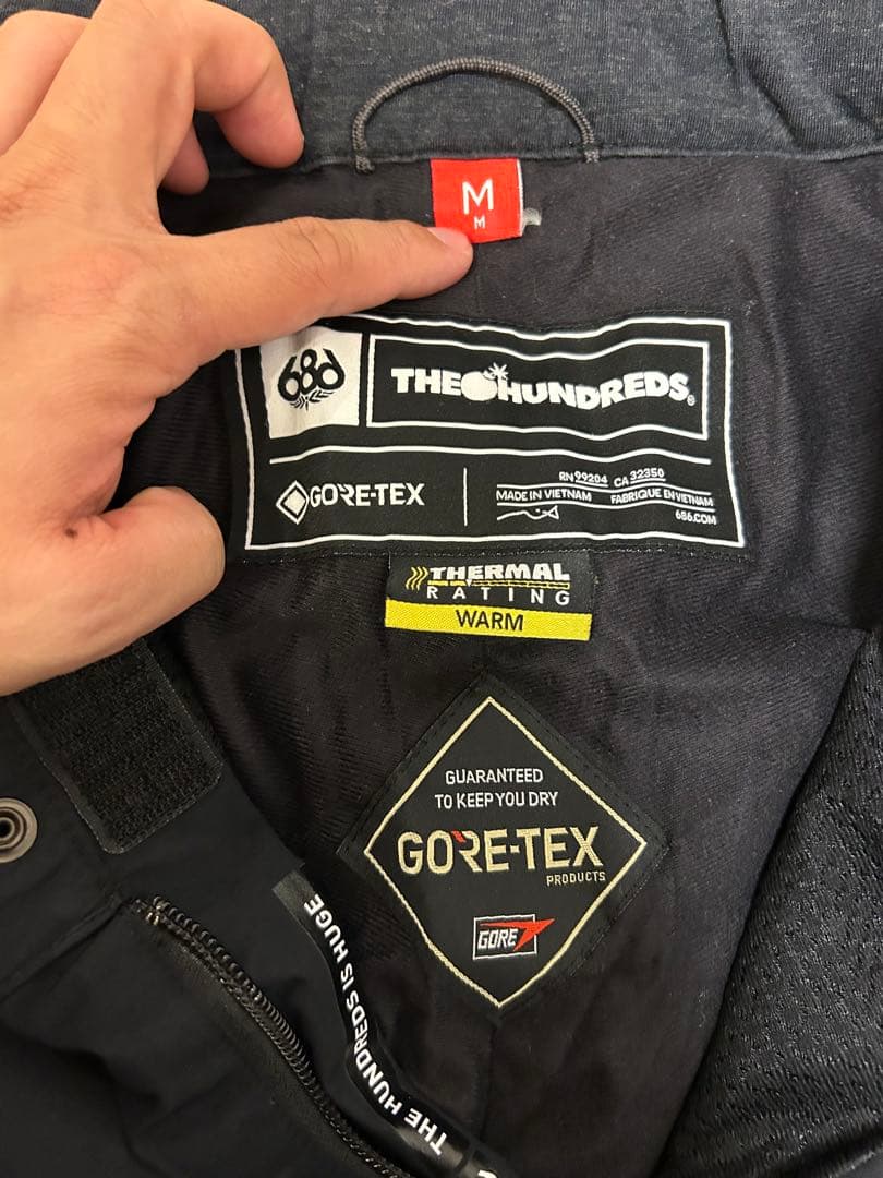 【最強コラボ】686×THE HUNDREDS GORE-TEX スノボパンツM